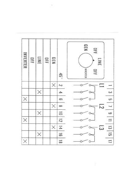 Universal Changeover Switch|Manual Generator|3PDT Center ... 3 phase 220v wire diagram 