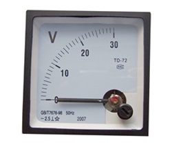 NEW PANEL DC VOLTMETER (0 to 30 VOLTS) 72MMX72MM